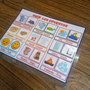 Cartilla de Opuestos con Velcro