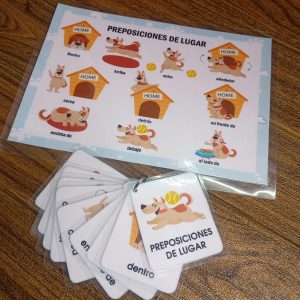 Cartilla de Preposiciones de Lugares