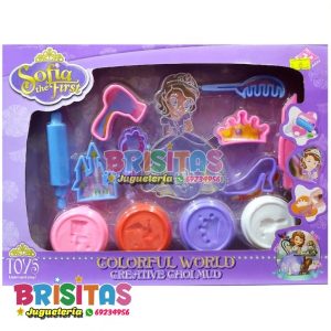 Plastilinas + Moldes De Princesa Sofia