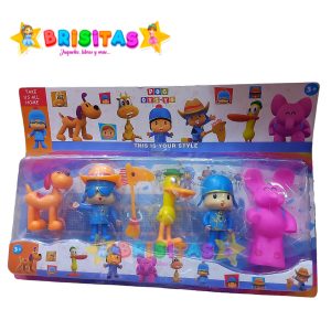 Set De Pocoyo En Blister (5 Personajes) Mod 4