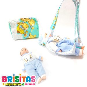 Set De Accesorios +Muñeca Bebe Mod 2