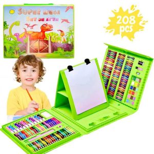 Set de Arte Dinosaurios (208 piezas grandes)