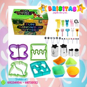 Set de lonchera para Sandwich kawai