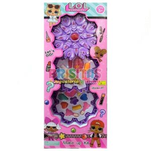 Set De Maquillaje Infantil Flor Lila