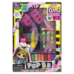 Set De Maquillaje + Manicura Lol Pop