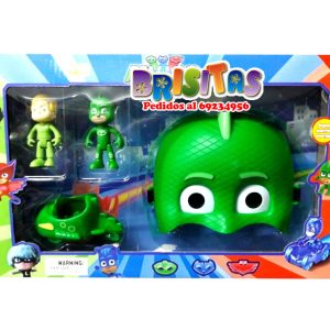 Set De Mascara + Personajes Pj Mask