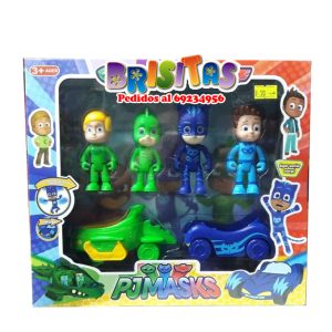 Set De  Pj Mask +Vehículo
