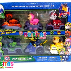 Set Paw Patrol (Slider Car) 6 Personajes