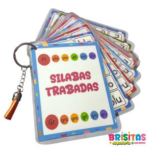 Sílabas Trabadas con Gráficos Llavero