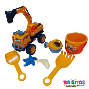 Juguete Tractor Pala con Accesorios