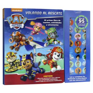 Libro De Cuentos Y Actividades Volando al Rescate Paw Patrol